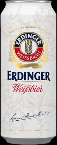 Erdinger Weissbier, в банке