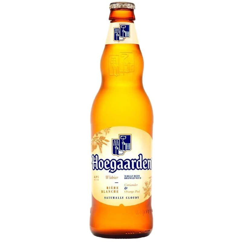 Пивной напиток Hoegaarden Белое нефильтрованное 4.9%, 440мл