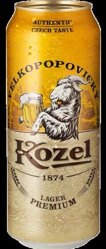 Velkopopovicky Kozel Premium, в банке