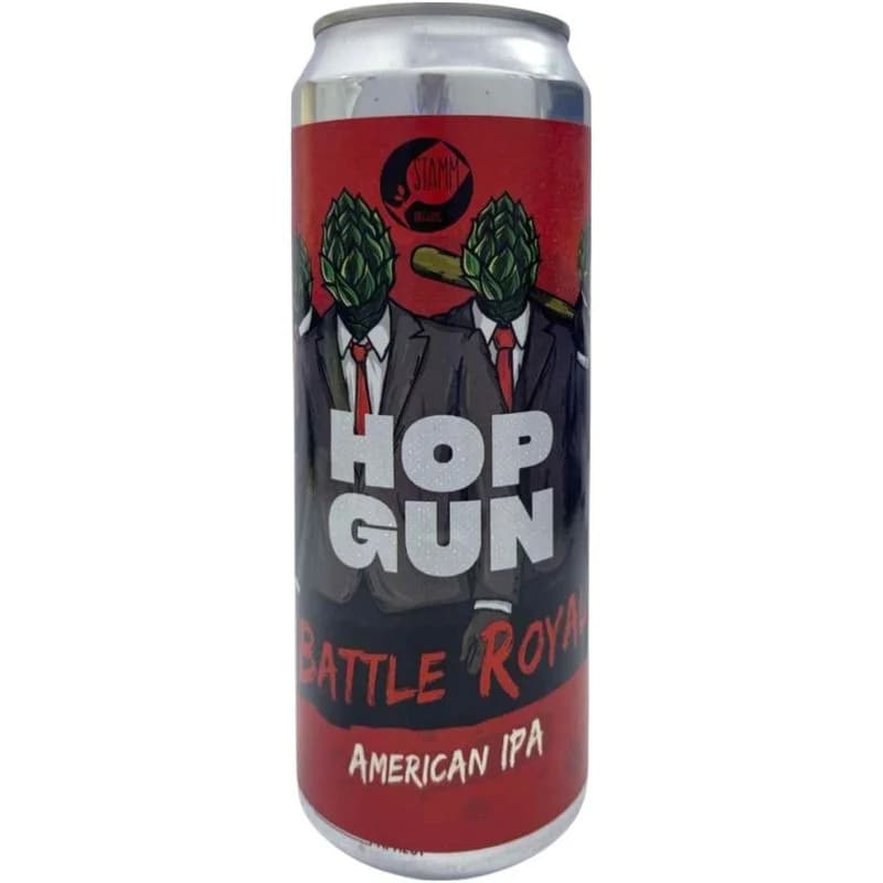 Stamm Brewing Hop Gun Battle Royale IPA светлое нефильтрованное 7%, 450мл