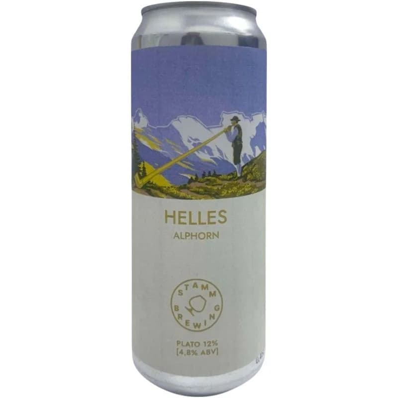 Stamm Brewing Helles Alphorn светлое фильтрованное 4.5%, 450мл